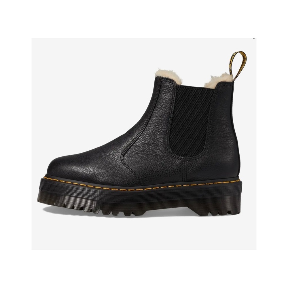 Dr. Martens 2976 Platform Faux- Fur Lined ankle boots